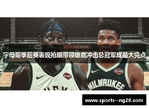 字母哥季后赛表现抢眼带领雄鹿冲击总冠军成最大亮点